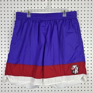Mitchell Ness Toronto Raptors Mesh Line Shorts Men's XL Purple Red‎ Pockets NBA